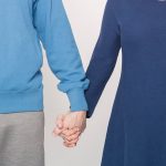 couple holding hands