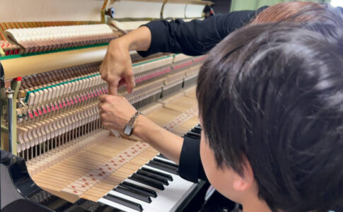 調律のお手伝い