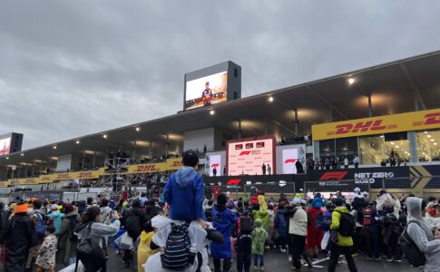 F1日本グランプリ表彰台